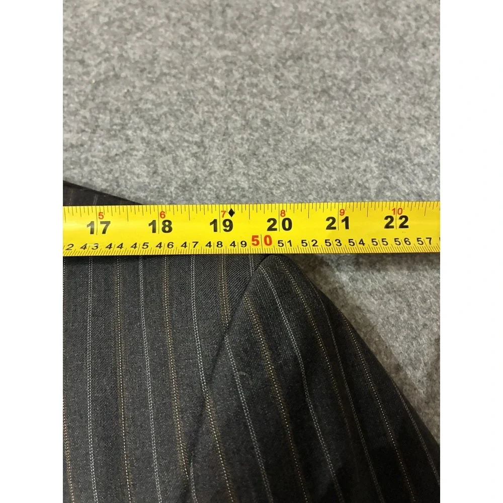 Lauren Polo Ralph Lauren 46S Gray Pinstripe 100% Wool Blazer Sport Coat Jacket